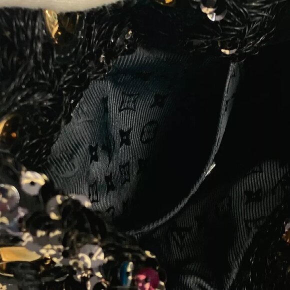 LOUIS VUITTON M40323 Mini no Erococo Hand Bag Shoulder Bag Noir Black - Picture 14 of 15